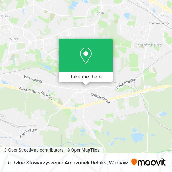 Rudzkie Stowarzyszenie Amazonek Relaks map