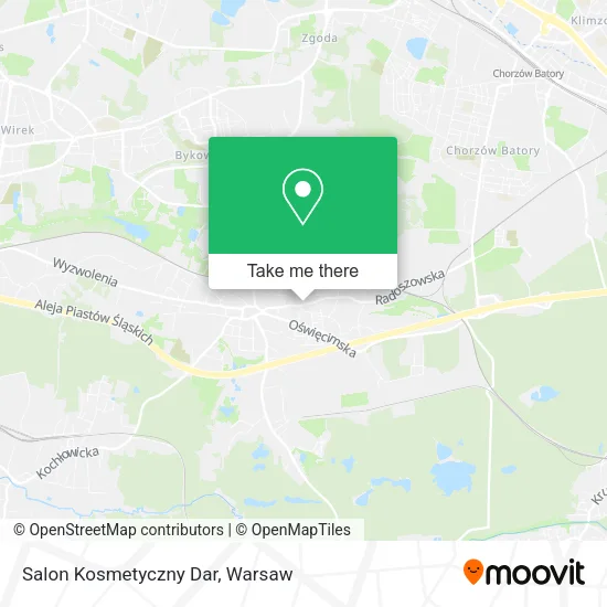 Карта Salon Kosmetyczny Dar