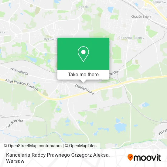 Карта Kancelaria Radcy Prawnego Grzegorz Aleksa