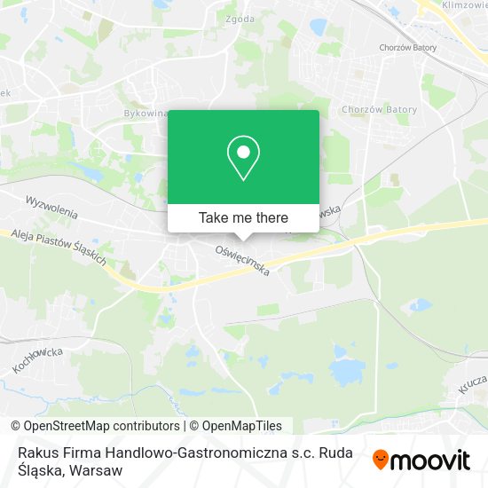 Rakus Firma Handlowo-Gastronomiczna s.c. Ruda Śląska map