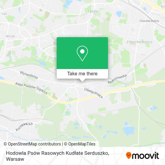 Hodowla Psów Rasowych Kudłate Serduszko map