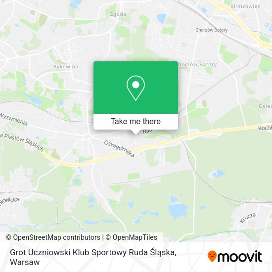 Grot Uczniowski Klub Sportowy Ruda Śląska map