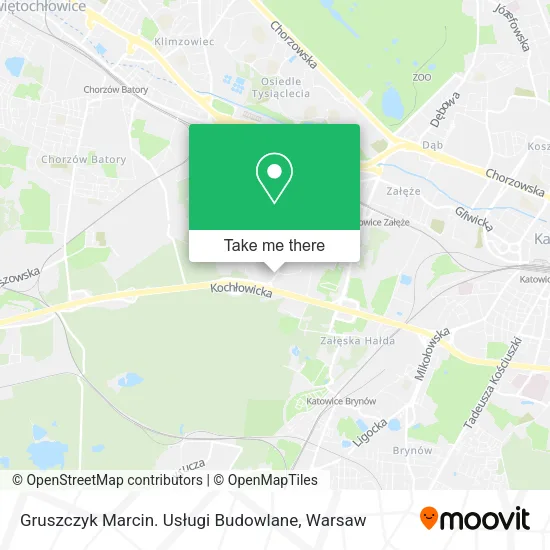 Карта Gruszczyk Marcin. Usługi Budowlane