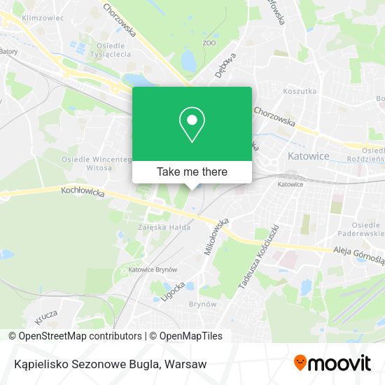 Kąpielisko Sezonowe Bugla map