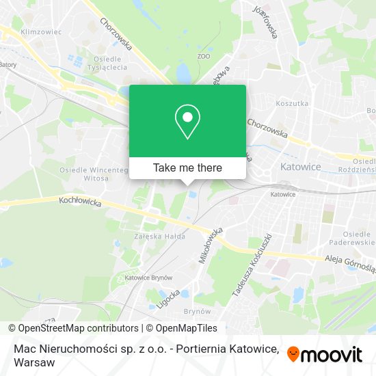 Mac Nieruchomości sp. z o.o. - Portiernia Katowice map