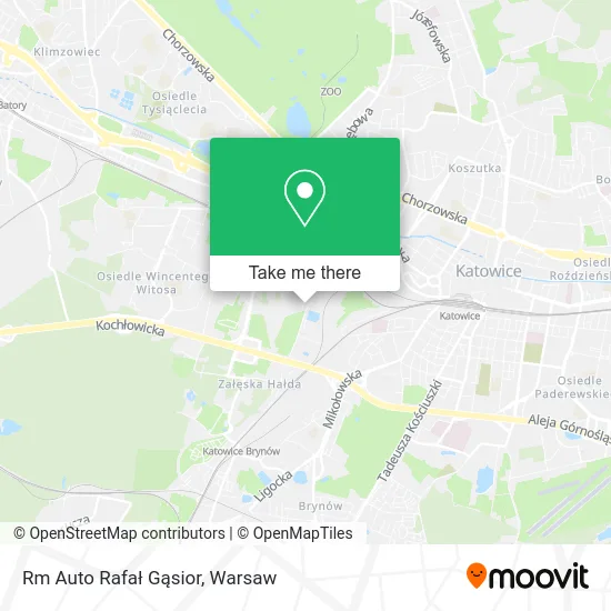 Rm Auto Rafał Gąsior map