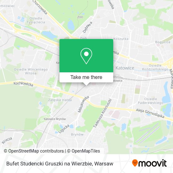 Bufet Studencki Gruszki na Wierzbie map