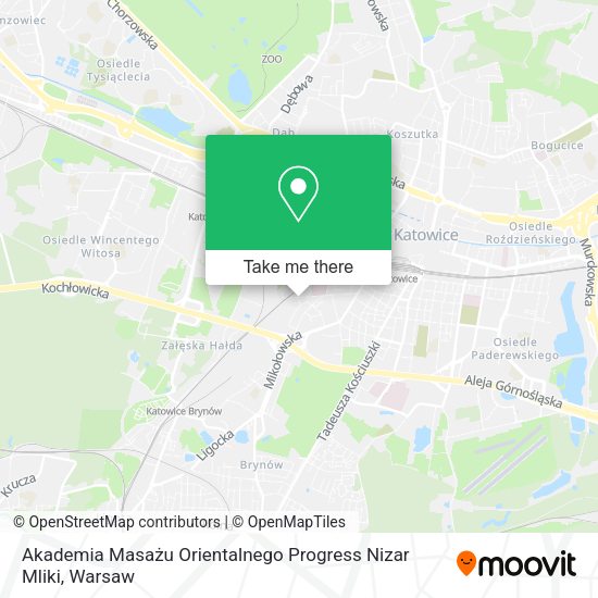 Akademia Masażu Orientalnego Progress Nizar Mliki map