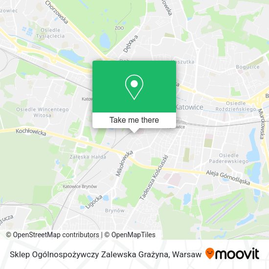 Sklep Ogólnospożywczy Zalewska Grażyna map