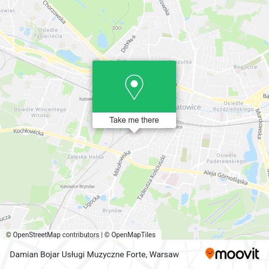 Damian Bojar Usługi Muzyczne Forte map