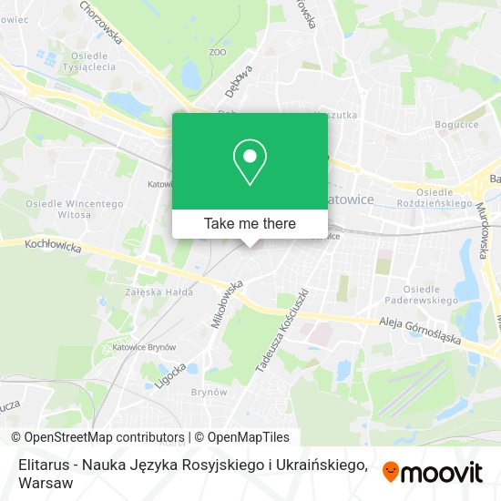 Elitarus - Nauka Języka Rosyjskiego i Ukraińskiego map