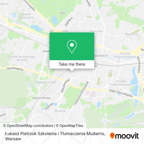 Łukasz Pietrzok Szkolenia i Tłumaczenia Mudarris map