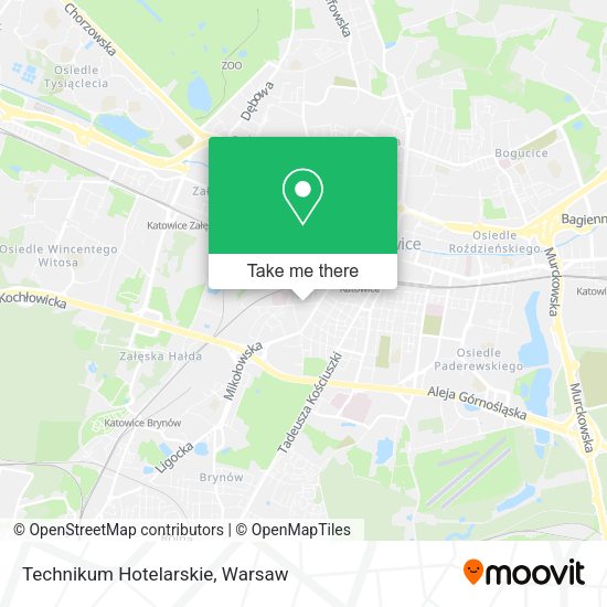 Technikum Hotelarskie map