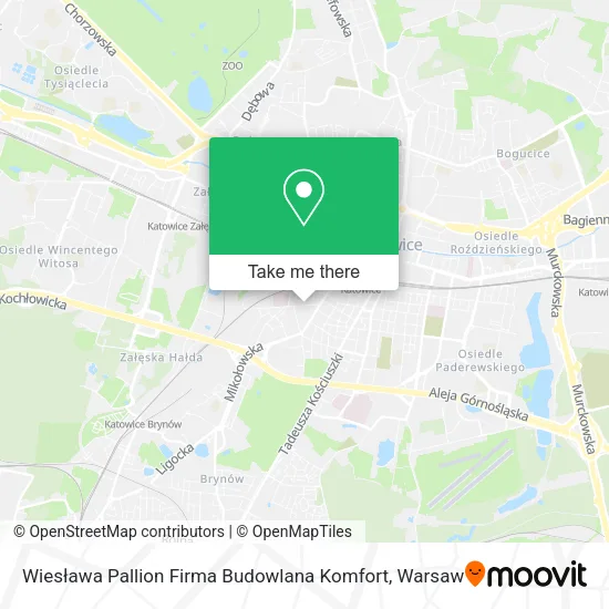 Карта Wiesława Pallion Firma Budowlana Komfort