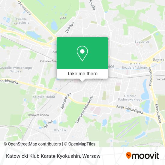 Katowicki Klub Karate Kyokushin map