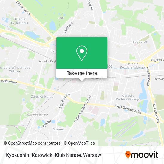 Kyokushin. Katowicki Klub Karate map