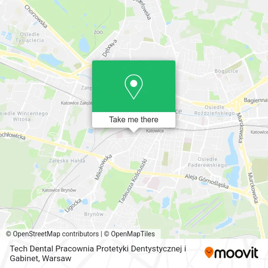 Карта Tech Dental Pracownia Protetyki Dentystycznej i Gabinet