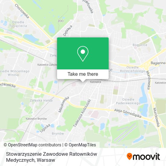 Stowarzyszenie Zawodowe Ratowników Medycznych map