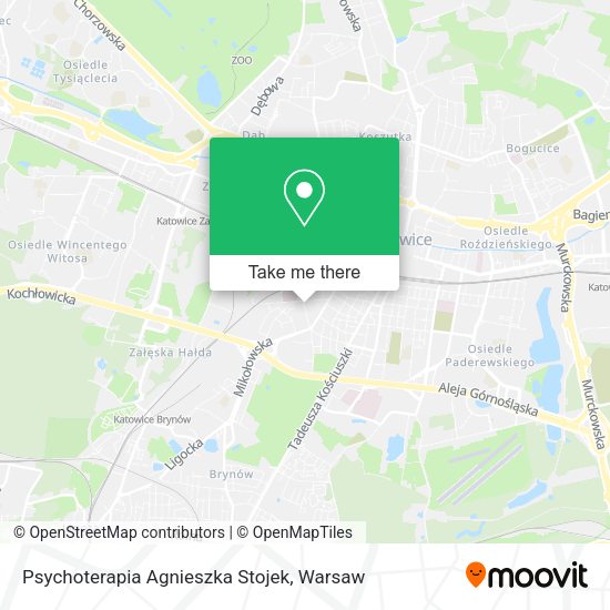 Psychoterapia Agnieszka Stojek map