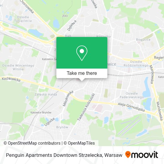 Penguin Apartments Downtown Strzelecka map