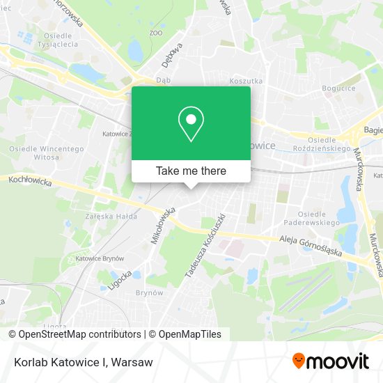 Korlab Katowice I map