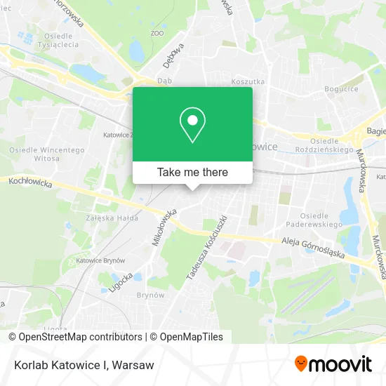 Карта Korlab Katowice I