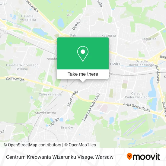 Карта Centrum Kreowania Wizerunku Visage