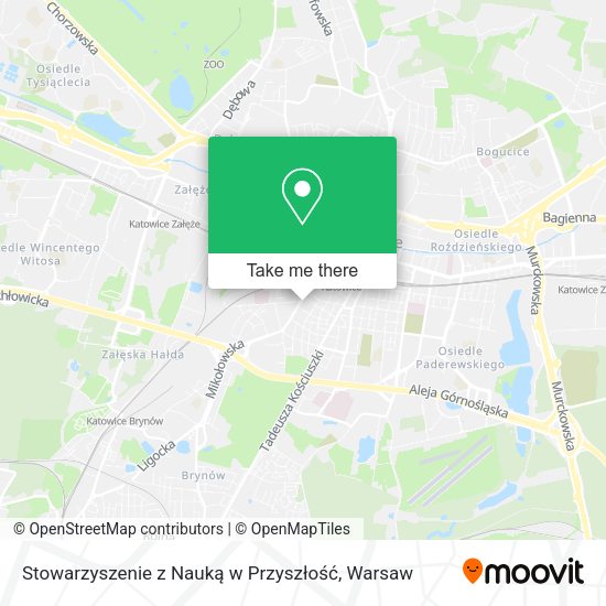 Stowarzyszenie z Nauką w Przyszłość map