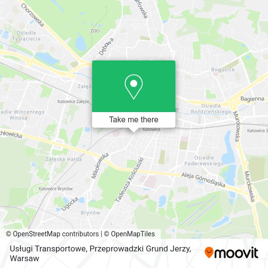 Usługi Transportowe, Przeprowadzki Grund Jerzy map