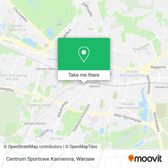 Centrum Sportowe Kamienna map