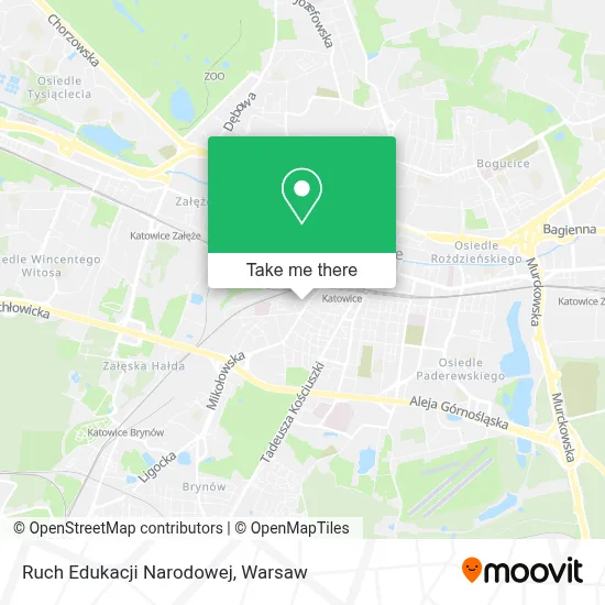 Ruch Edukacji Narodowej map