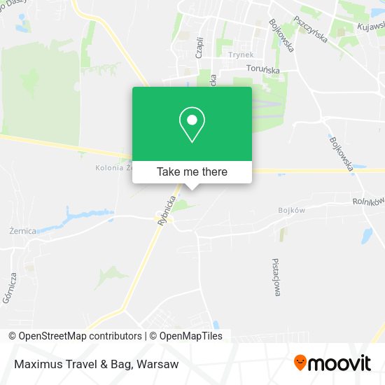 Maximus Travel & Bag map