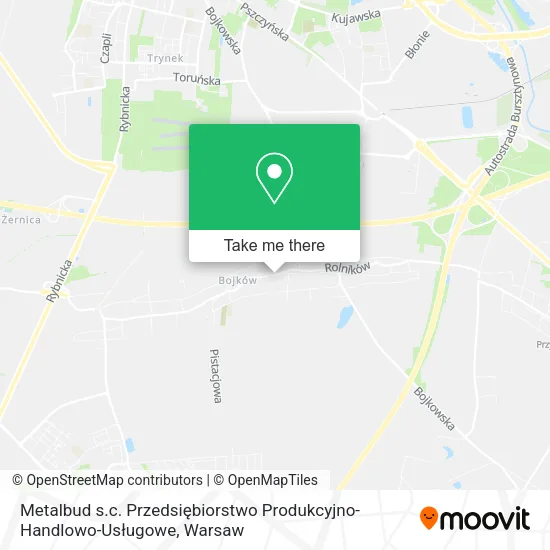 Карта Metalbud s.c. Przedsiębiorstwo Produkcyjno-Handlowo-Usługowe