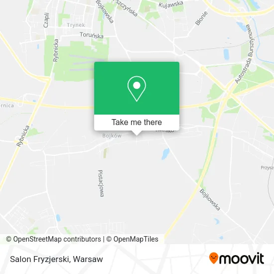 Карта Salon Fryzjerski