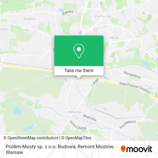 Poldim-Mosty sp. z o.o. Budowa, Remont Mostów map