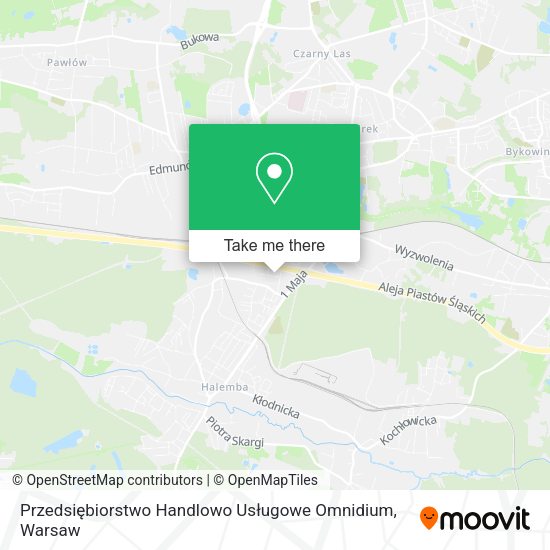 Przedsiębiorstwo Handlowo Usługowe Omnidium map