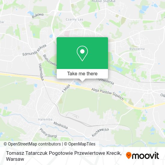 Tomasz Tatarczuk Pogotowie Przewiertowe Krecik map