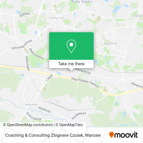 Coaching & Consulting Zbigniew Czulak map