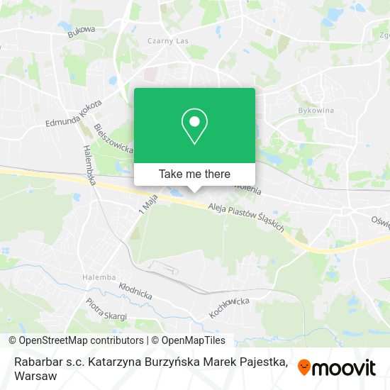 Rabarbar s.c. Katarzyna Burzyńska Marek Pajestka map