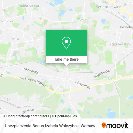 Карта Ubezpieczenia Bonus Izabela Walczybok