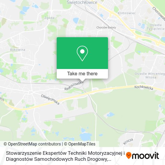 Stowarzyszenie Ekspertów Techniki Motoryzacyjnej i Diagnostów Samochodowych Ruch Drogowy map