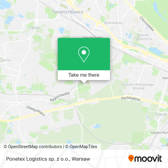 Карта Ponetex Logistics sp. z o.o.