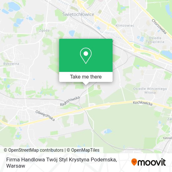 Firma Handlowa Twój Styl Krystyna Podemska map