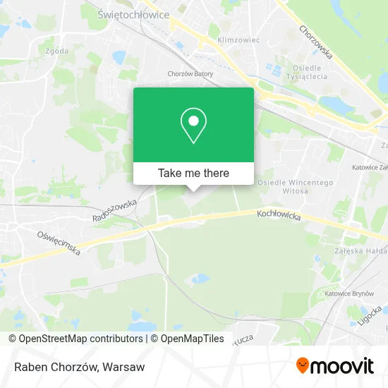 Raben Chorzów map