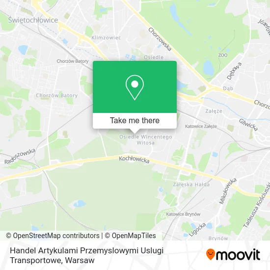 Карта Handel Artykulami Przemyslowymi Uslugi Transportowe