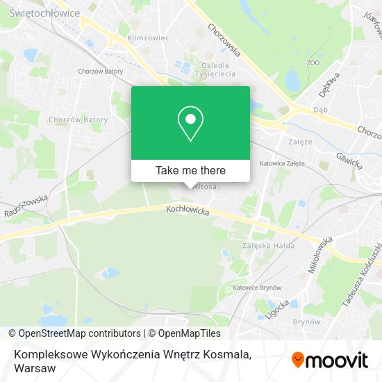 Kompleksowe Wykończenia Wnętrz Kosmala map