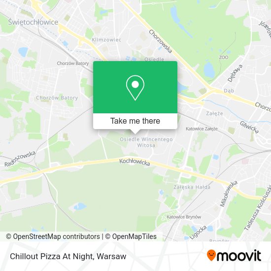 Chillout Pizza At Night map