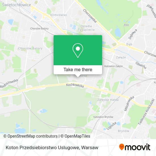 Koton Przedsiebiorstwo Uslugowe map