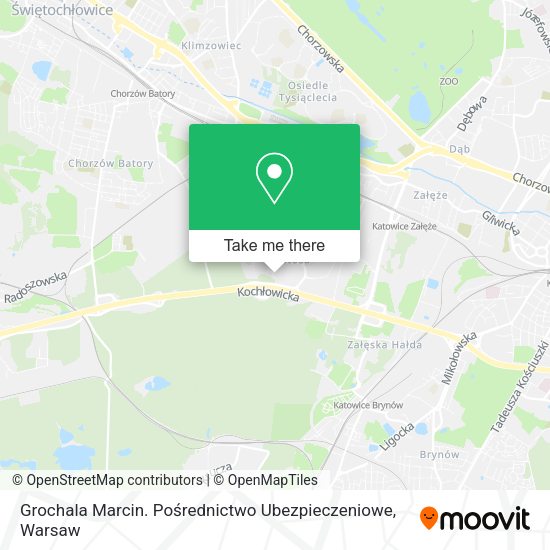 Grochala Marcin. Pośrednictwo Ubezpieczeniowe map