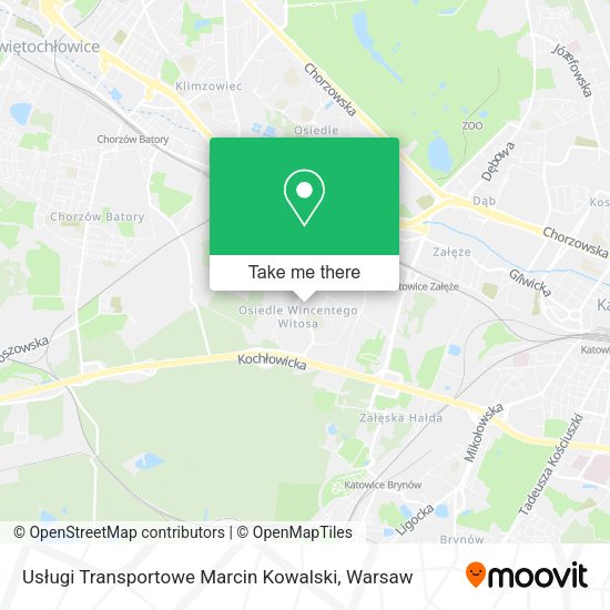 Usługi Transportowe Marcin Kowalski map